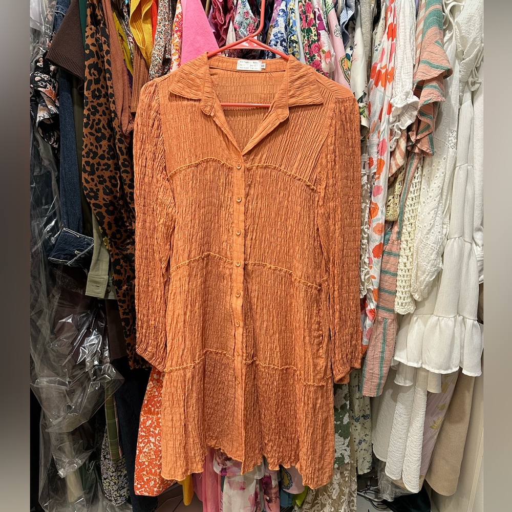 Button down dress